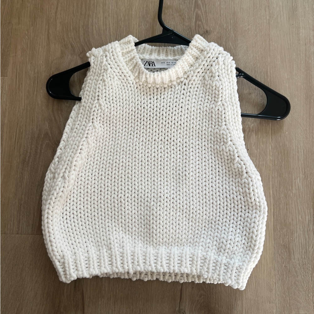 Zara crotchet sweater top